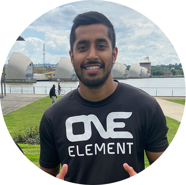 Arti: trainer of outdoor fitness training sessions at One Element Docklands
