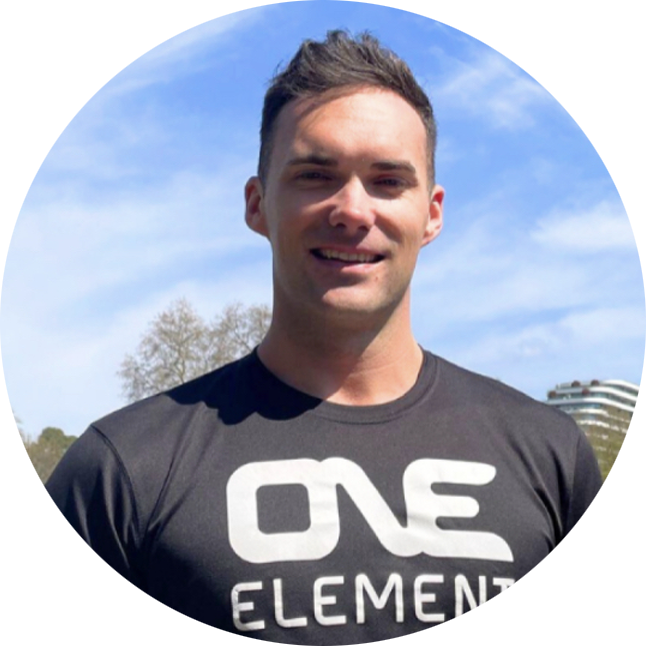 George: trainer of outdoor fitness classes at One Element Clapham