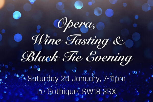 Opera wine black tie